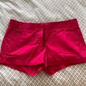 J. Crew pink cotton shorts size 8